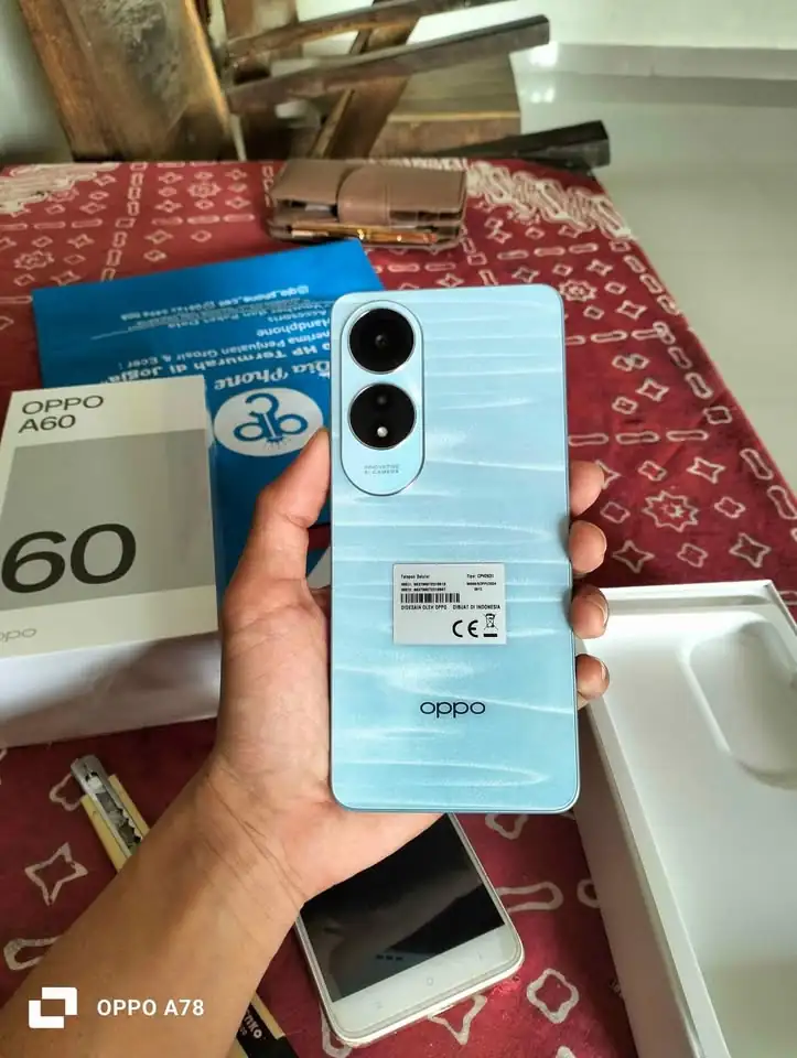 OPPO A60 RAM 16/128 16/256 TAHAN BENTURAN KERAS BARU SEGEL GARANSI RES
