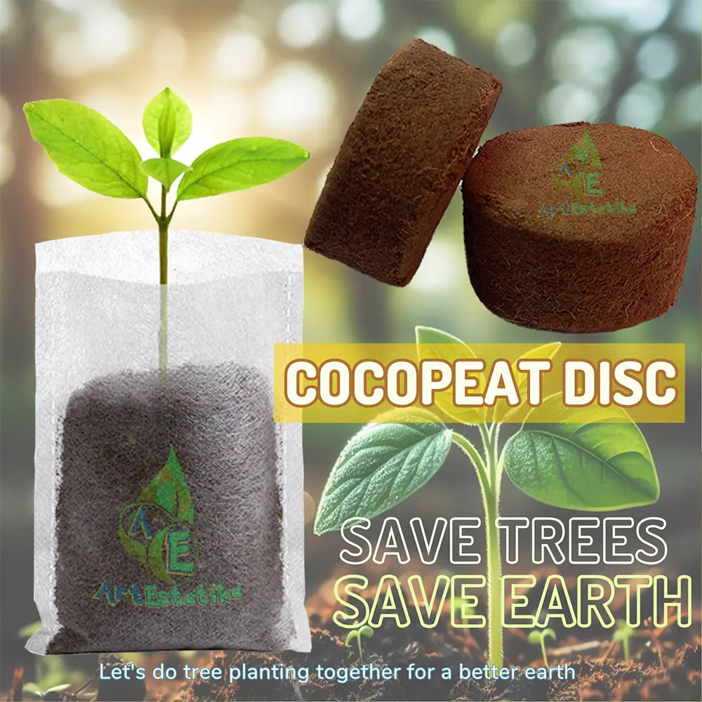 Cocopeat Disk Semai Praktis Solusi Ideal untuk Kebun Impian Anda