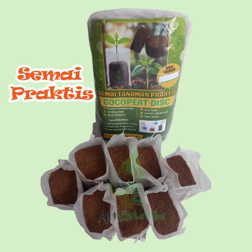 Cocopeat Disk Semai Praktis Solusi Ideal untuk Kebun Impian Anda