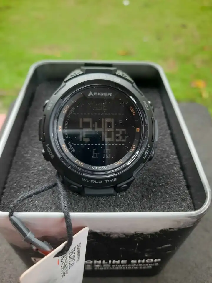 Jam Tangan Eiger Black 💯% Baru