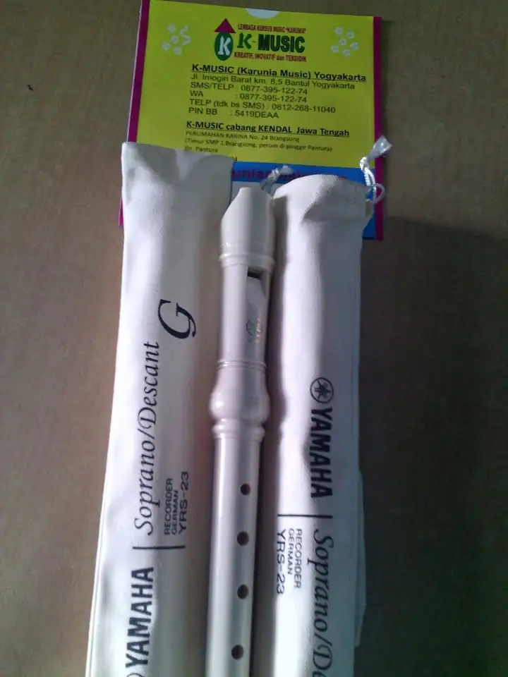 Recorder / seruling Yamaha original YRS23 Baru