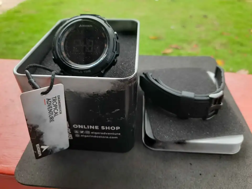 Jam Tangan Eiger Black 💯% Baru
