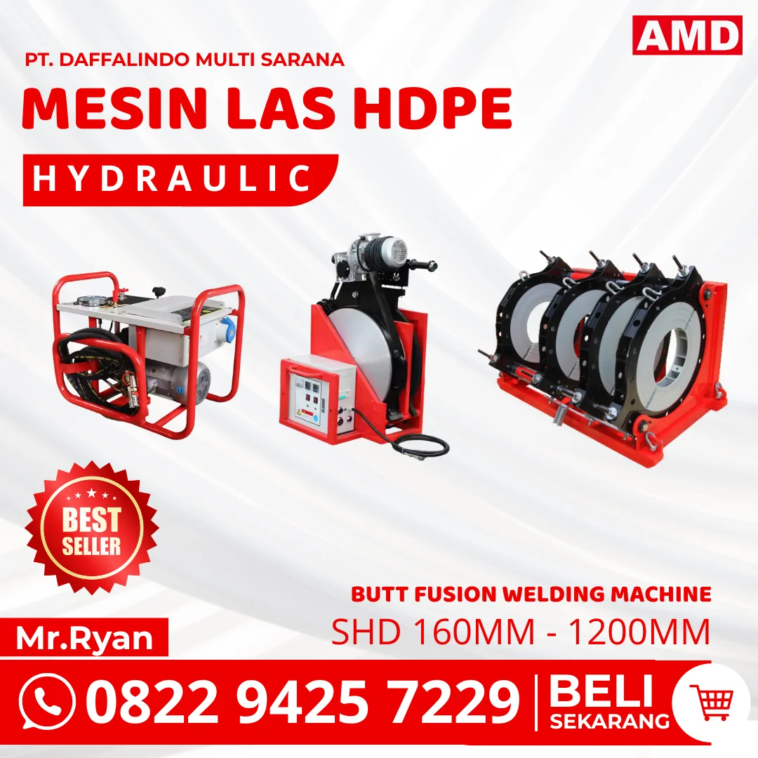 Distributor Mesin Pemanas Pipa Hdpe 630mm – Free Training Di Gudang