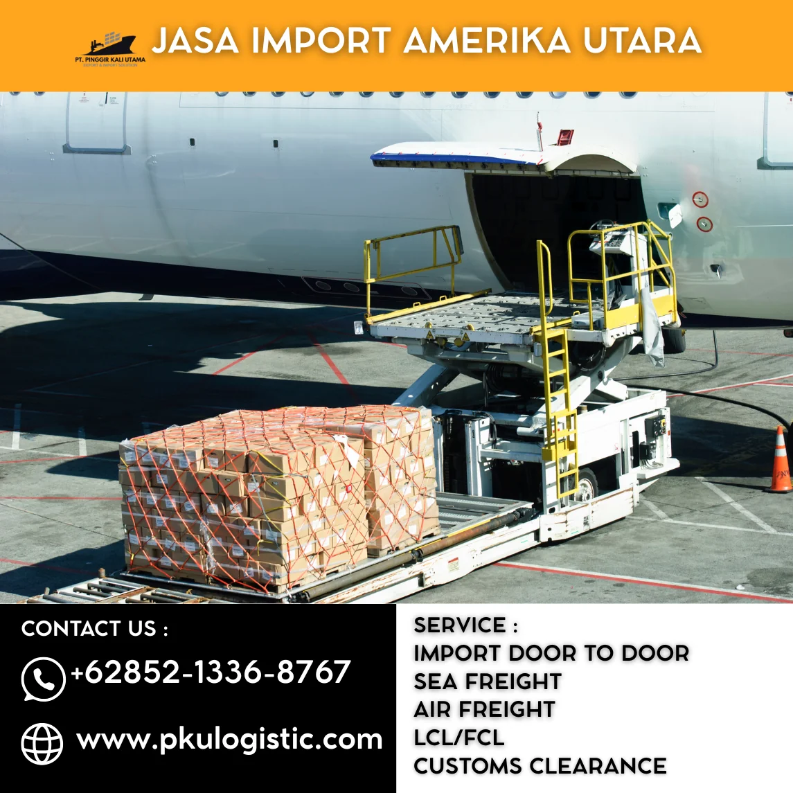 Layanan Jasa Import dari Amerika Utara