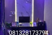 Wpc panel bedrop tv Rp650