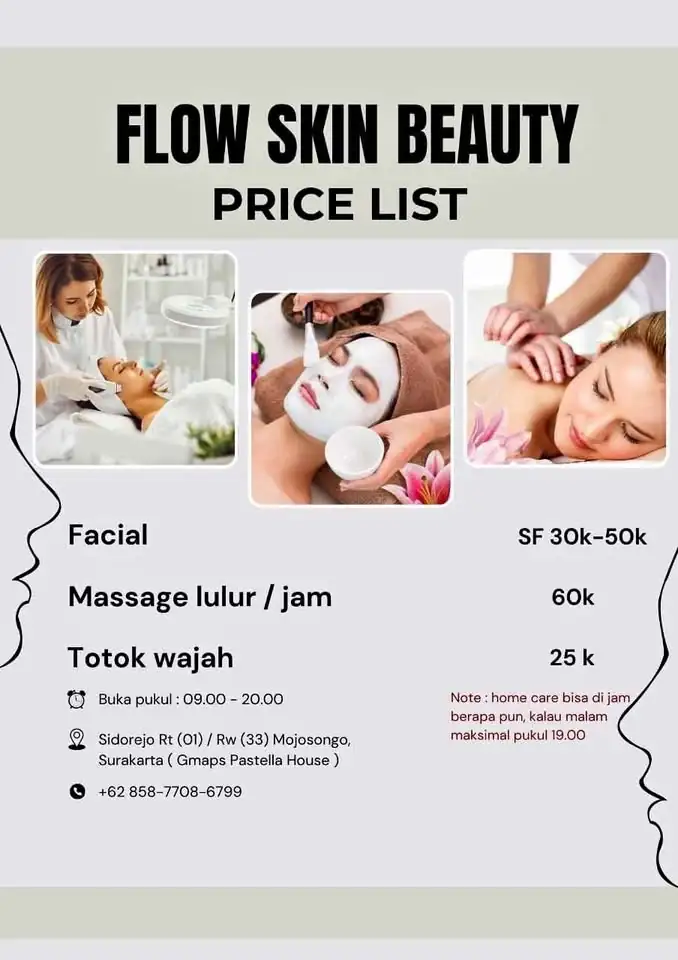 Kecantikan facial dan spa