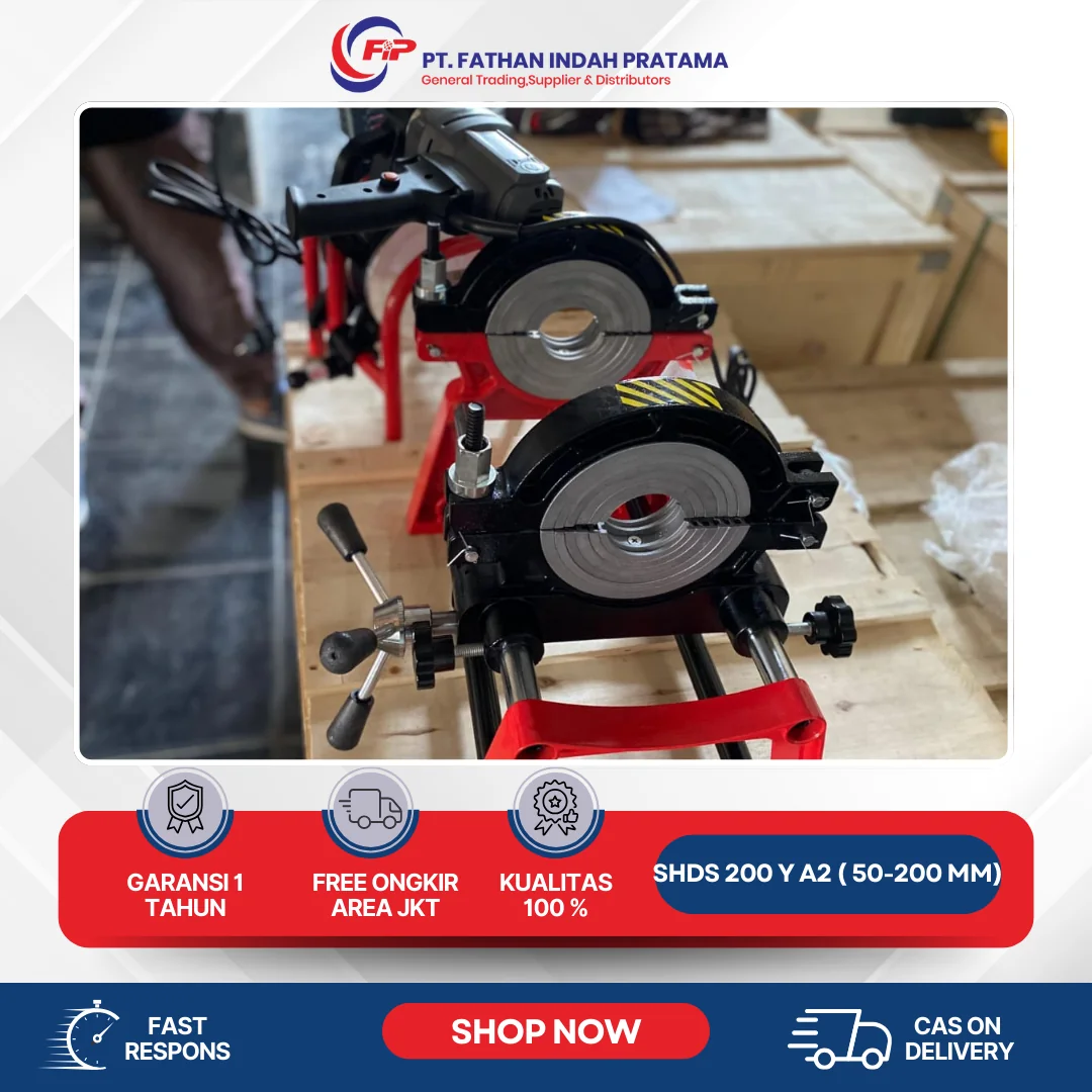Mesin Las Pemanas Penyambung Pipa HDPE SHDS 200 Y A2 ( 50 – 200 )