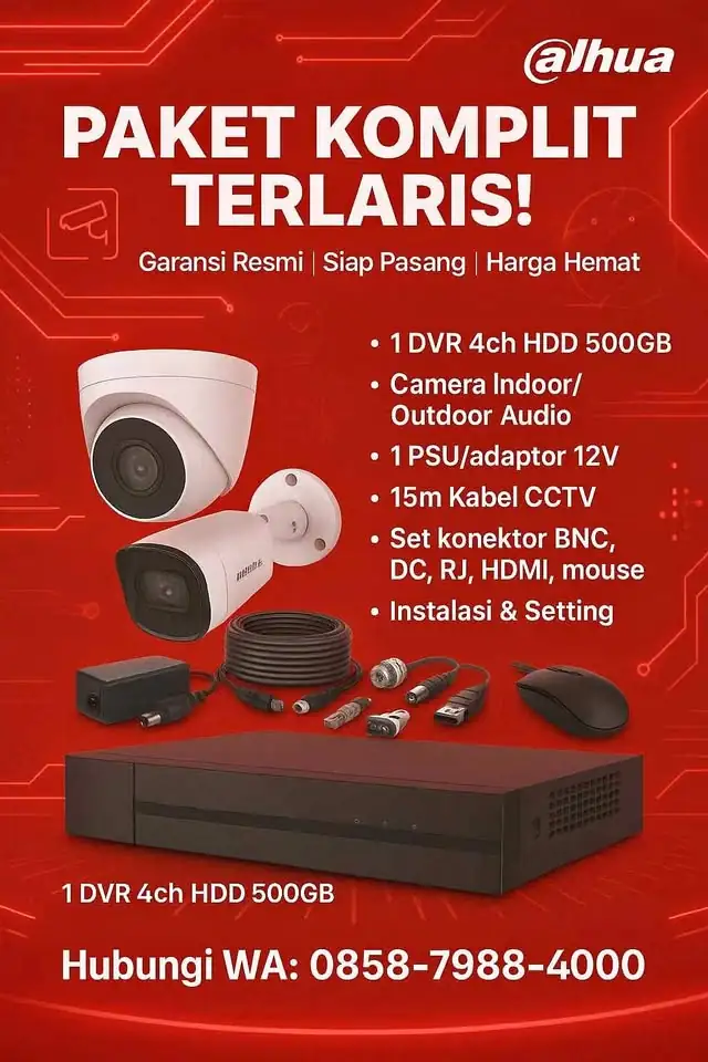 🎯 PAKET CCTV KOMPLIT TERLARIS! 👑