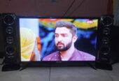 Tv led Polytron + speaker tower 32 inch . Barang segel. Garansi