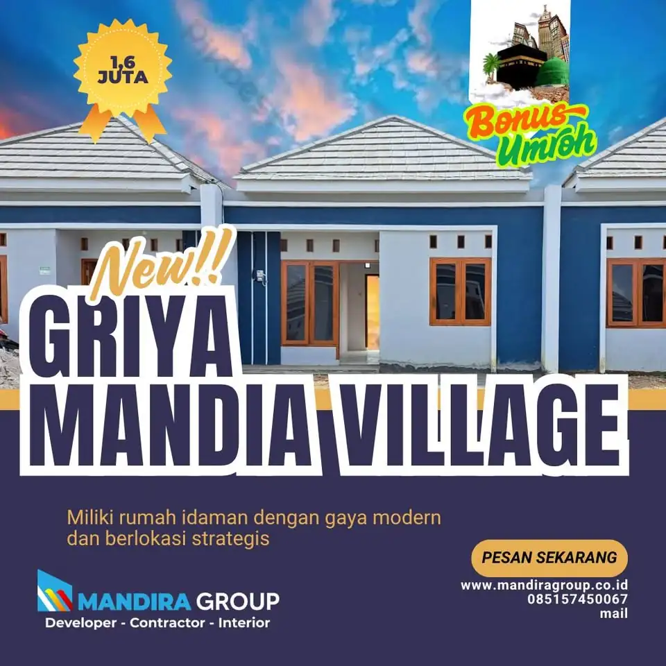 Jual Rumah Dijual Bersubsidi Dekat Kota