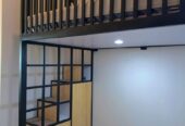 Mezzanine Indoor kamar balkon tambahan Minimalis Jogja free Design 3D