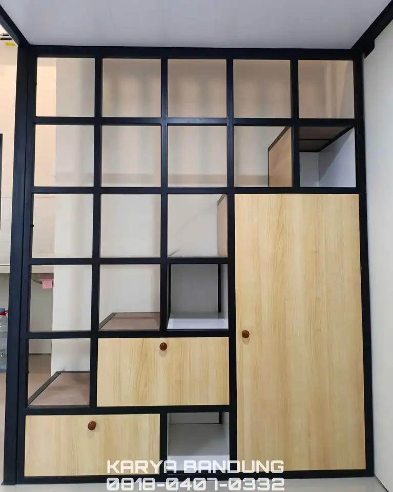 Mezzanine Indoor kamar balkon tambahan Minimalis Jogja free Design 3D