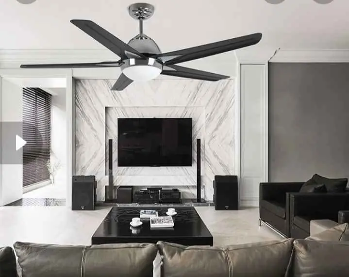 Lampu hias new kipas+ lampu LED+ remote ukuran 54 inch, elegan mewaah.