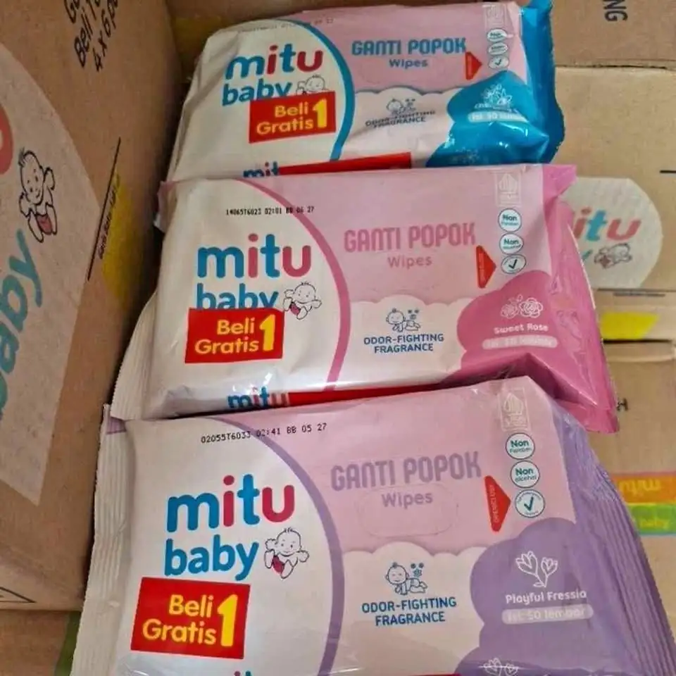 Tissue Basah Mitu 1 bundle (2 pcs)