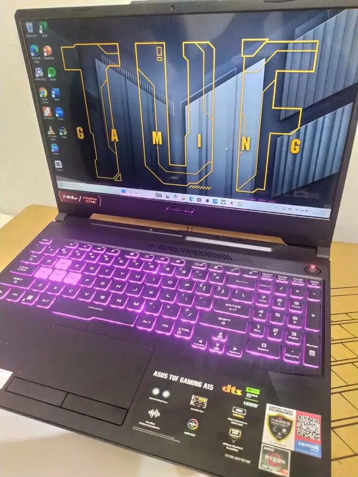 Bu bayar cicilan rumah asus gaming tuf A15 amd ryzen 7 ram 16gb ssd 51