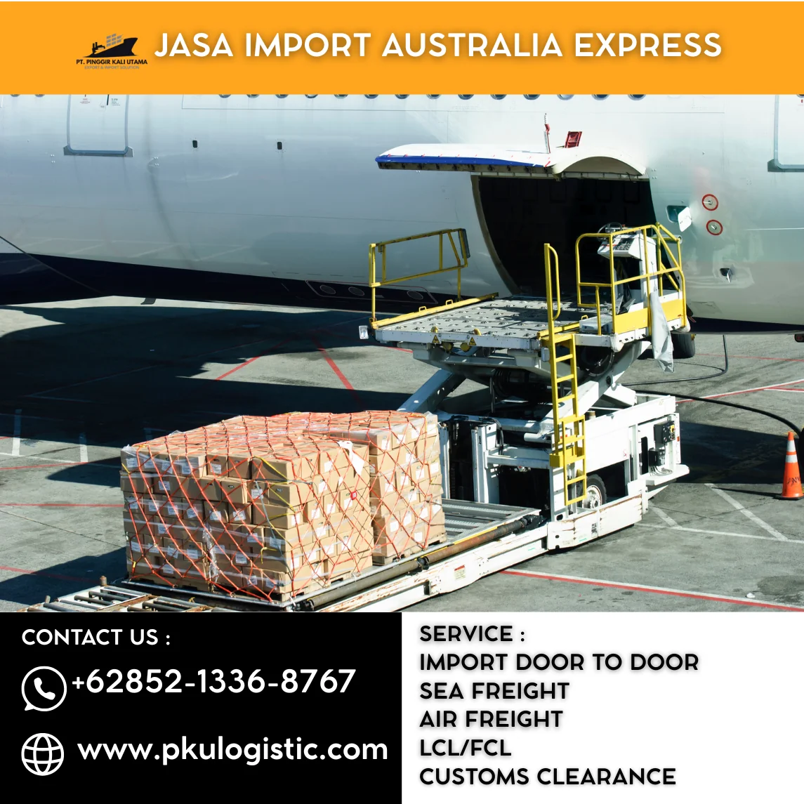 Spesialis Import Express dari Australia