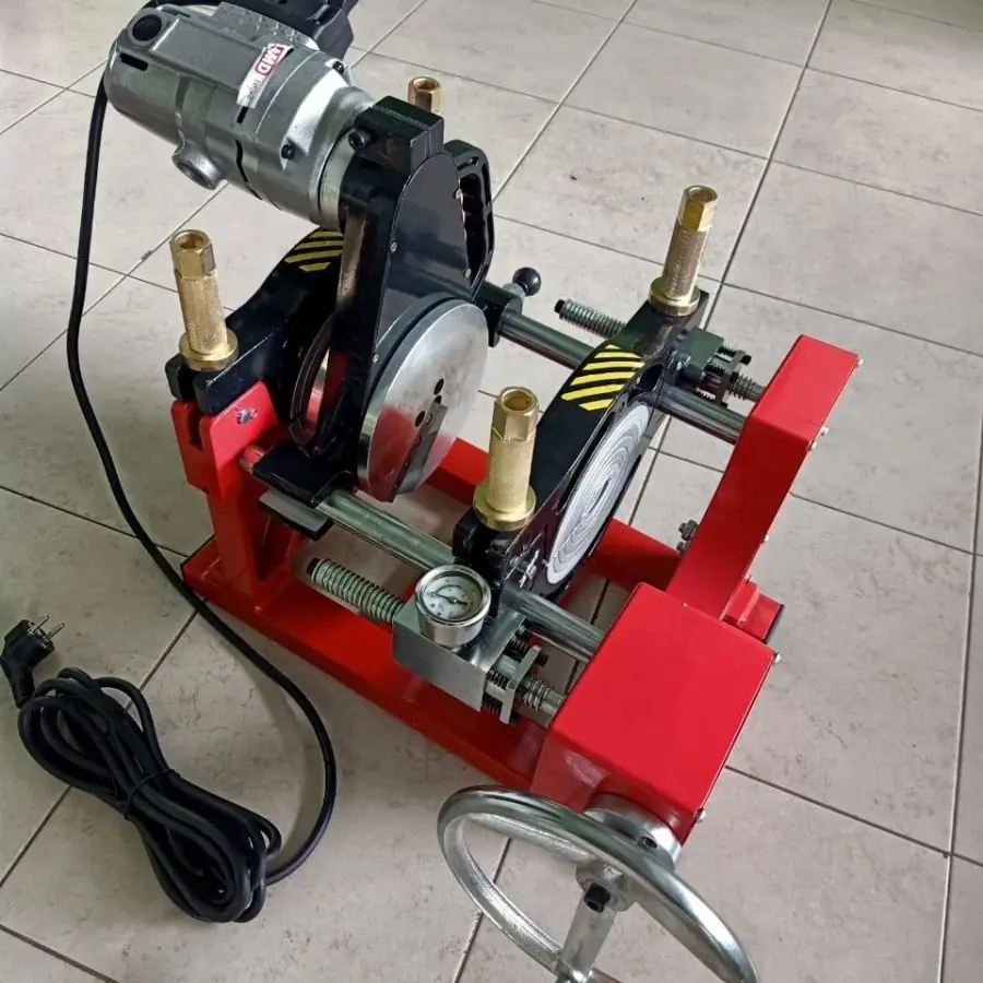 Mesin pipa Hdpe 160mm Manual – Alat Pemanas HDPE Manual