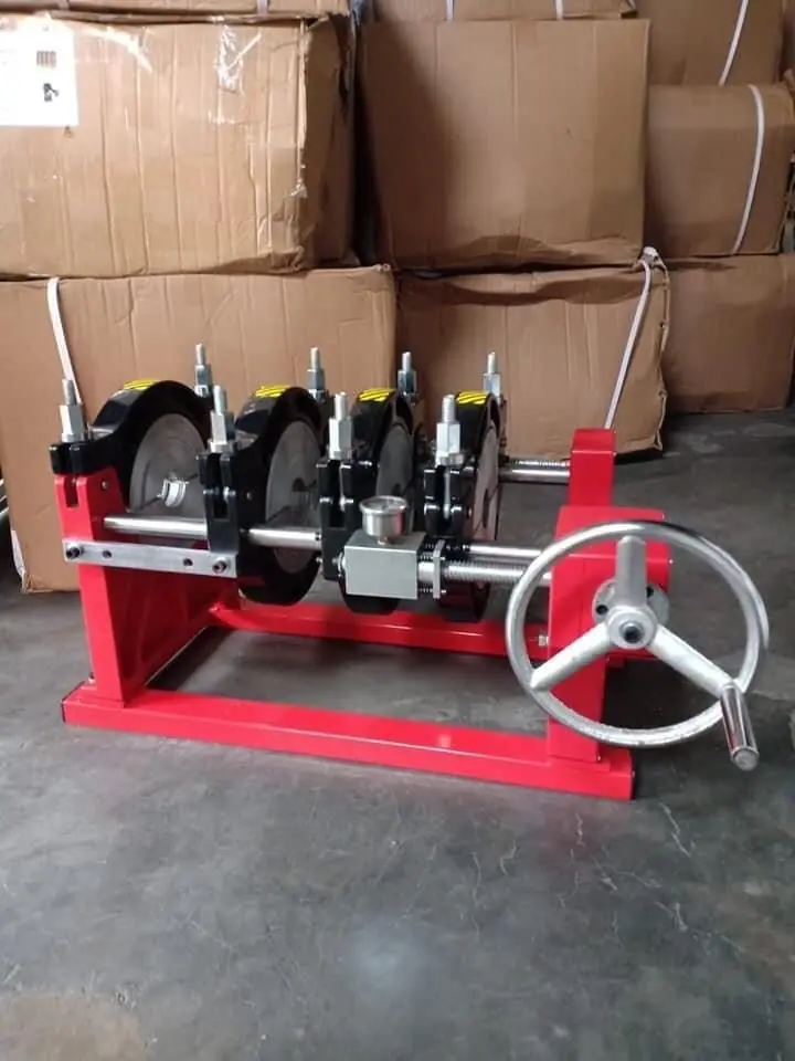 Mesin pipa Hdpe 160mm Manual – Alat Pemanas HDPE Manual