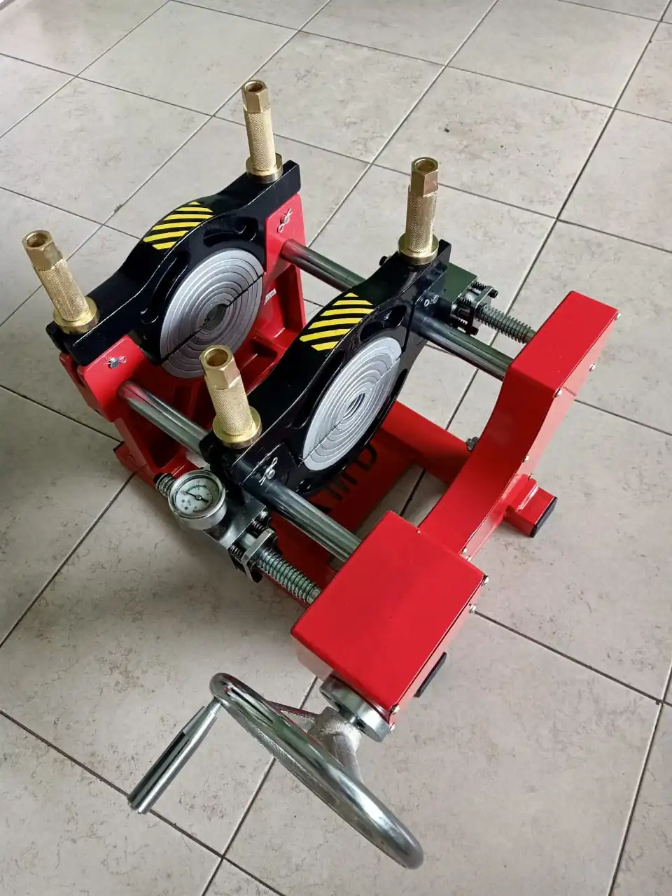 Mesin Press Pipa Hdpe Berkualiats Type L Manual SHDS 160mm A2