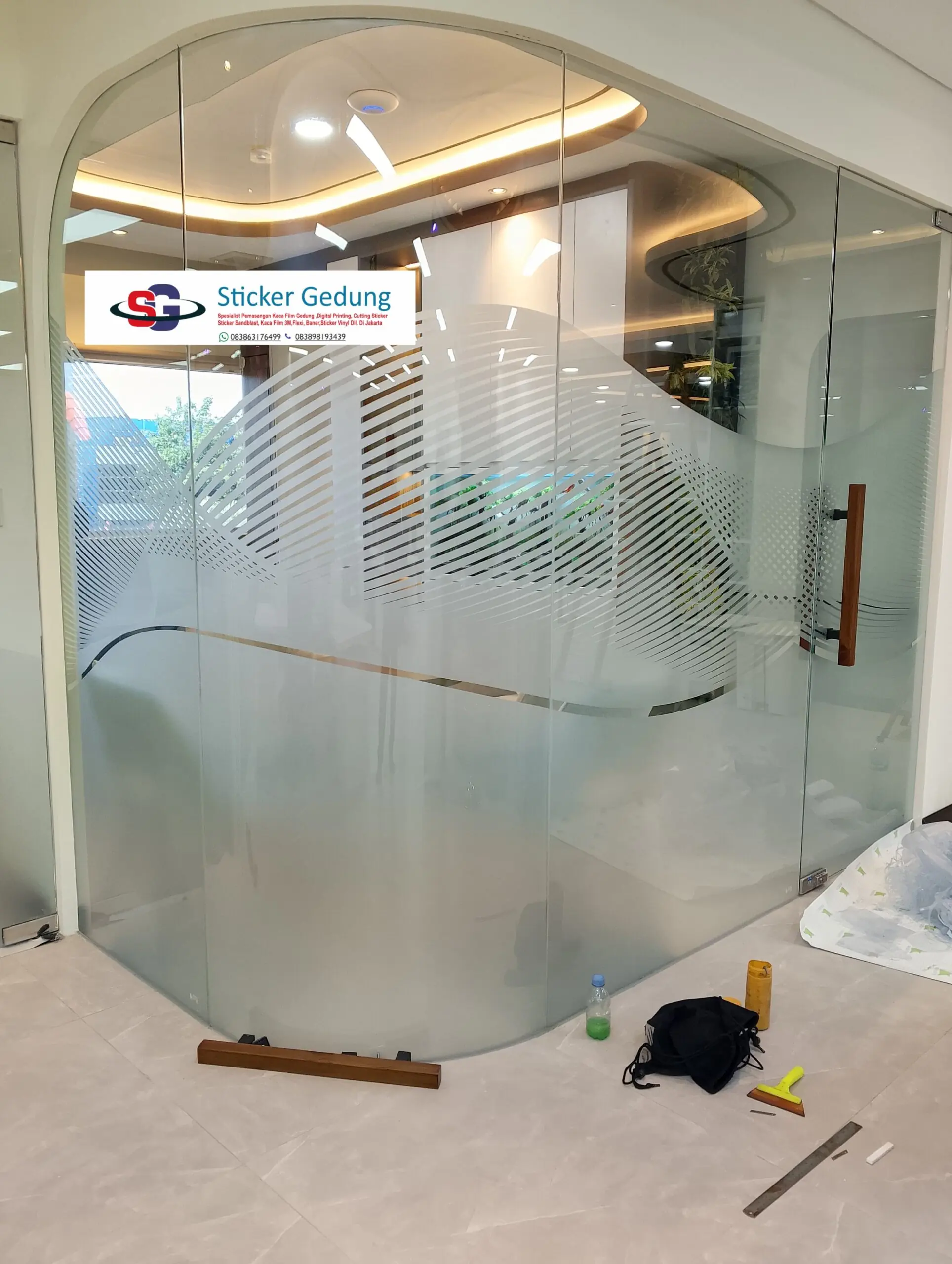 JASA CUTTING SANDBLAST STICKER Di Jakarta Selatan
