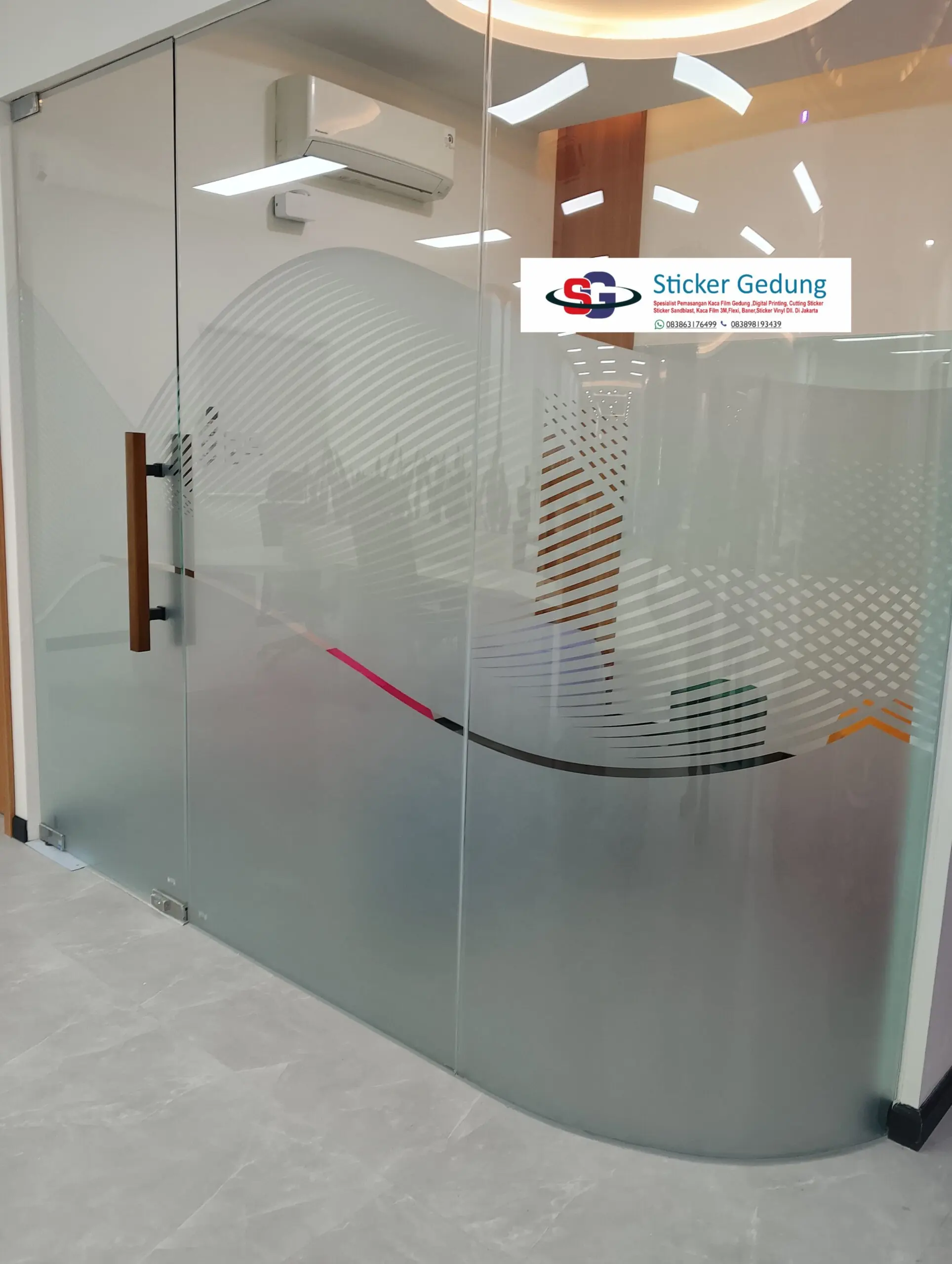 JASA CUTTING SANDBLAST STICKER Di Jakarta Selatan