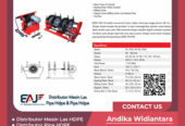 Mesin las HDPE Manual Type SHDS 160 Ukuran 1-1/4 inch sampai 6 inch