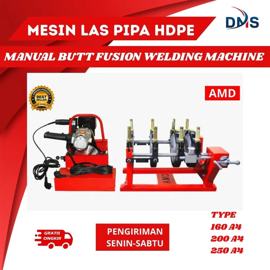 Mesin Las Pipa Hdpe 315mm SHD Hydraulic – Ready Stok di Jakarta
