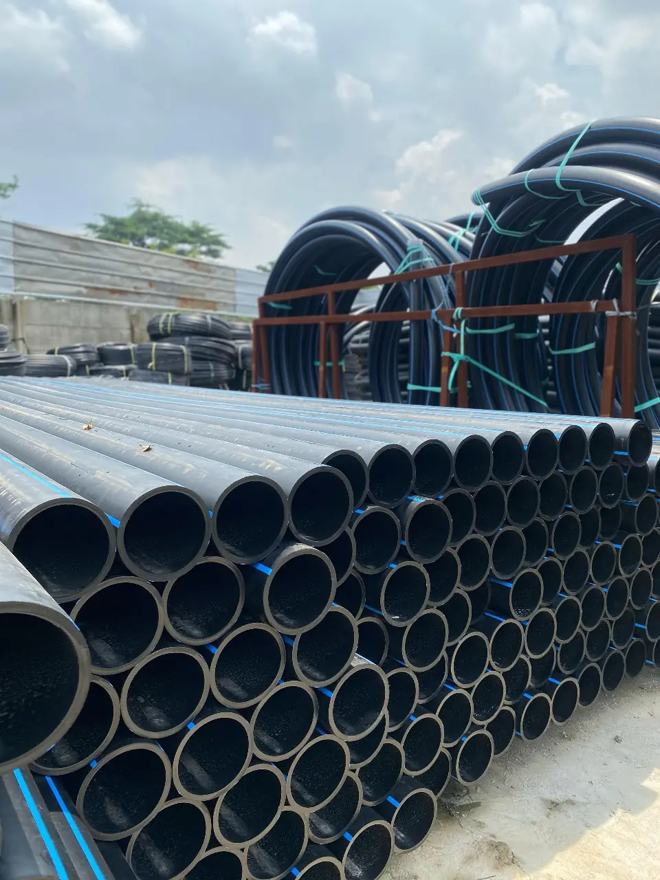 Distributor Resmi Pipa Hdpe Batangan Panjang 6 Meter Pipa 8 Inch