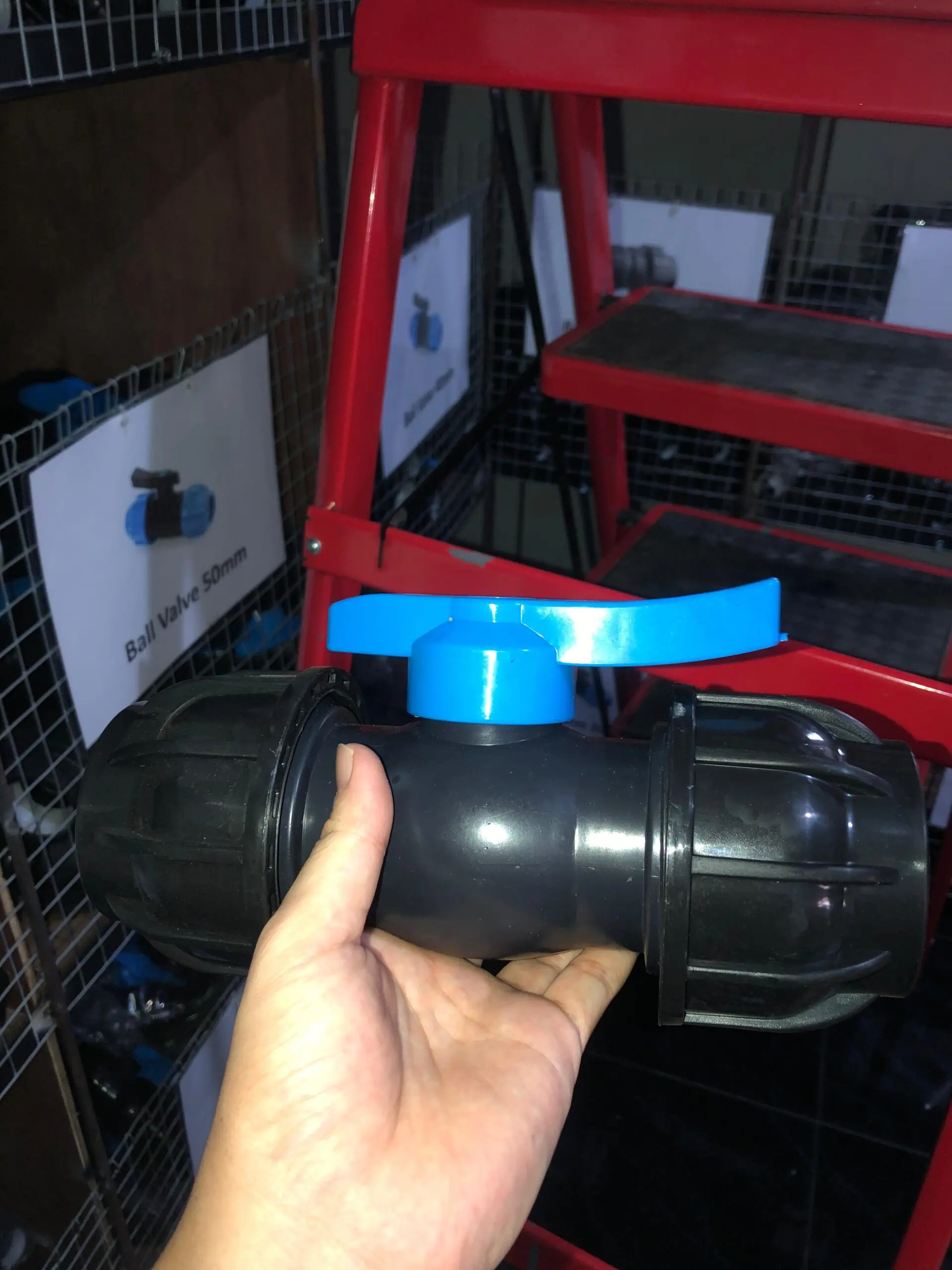 Ready Stok Ball Valve Hdpe Compression UK 20-110mm Distributor Resmi