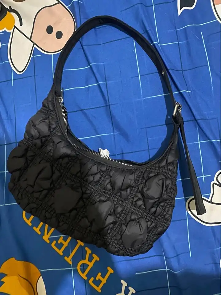 OHSOME – Egradable·Underarm Puffy Bag Belt Strap Tas Wanita Warna Hita