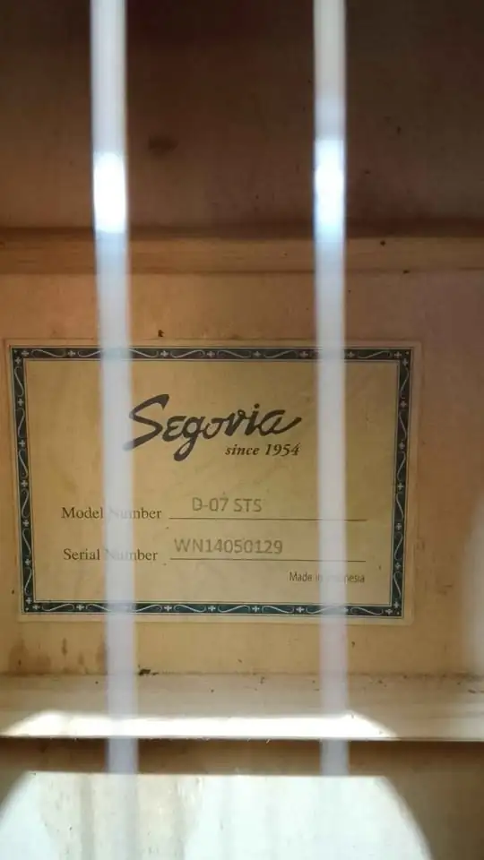 Jual Gitar akustik elektrik segovia seri D07 G -TS