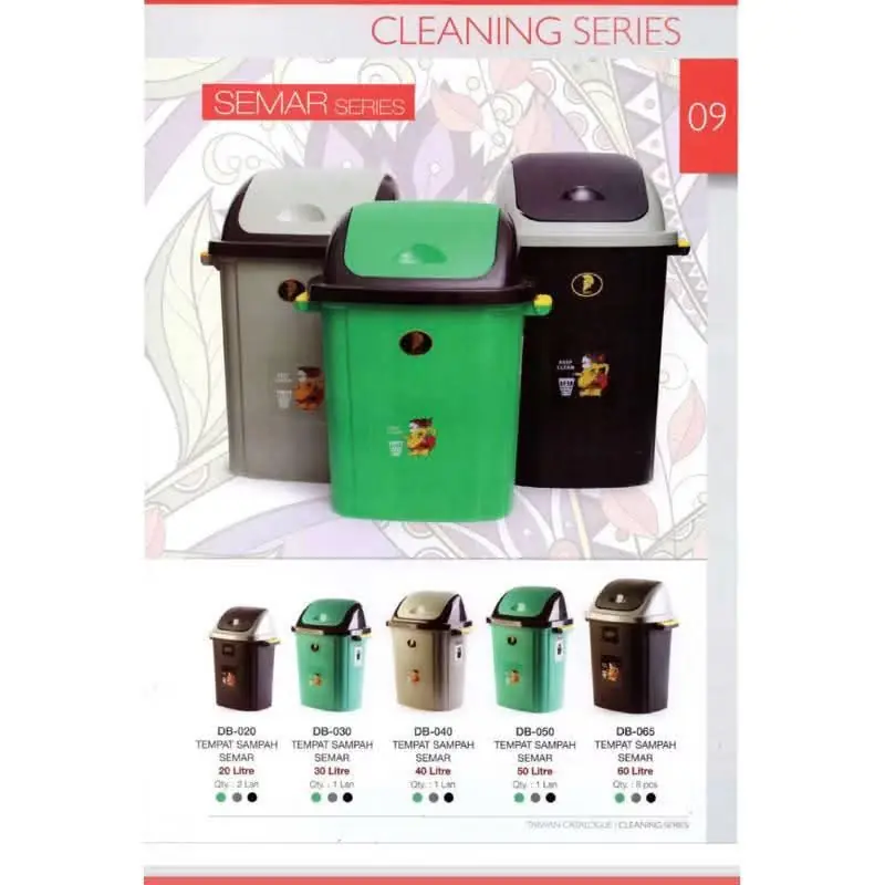 Tempat sampah tutup Semar taiwan