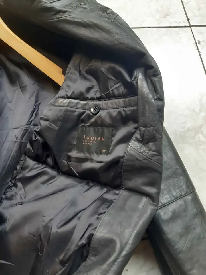 Jaket kulit tracker kantong 4