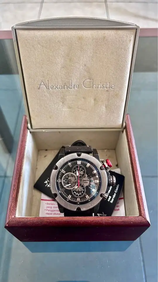 Jam tangan pria Alexandre Christie 6491