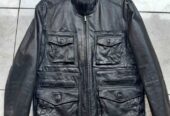Jaket kulit tracker kantong 4