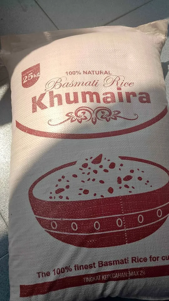 Jual Beras Basmati/India Merek Khumaira