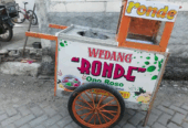 Dijual gerobak dorong, kondisi bekas seperti di foto