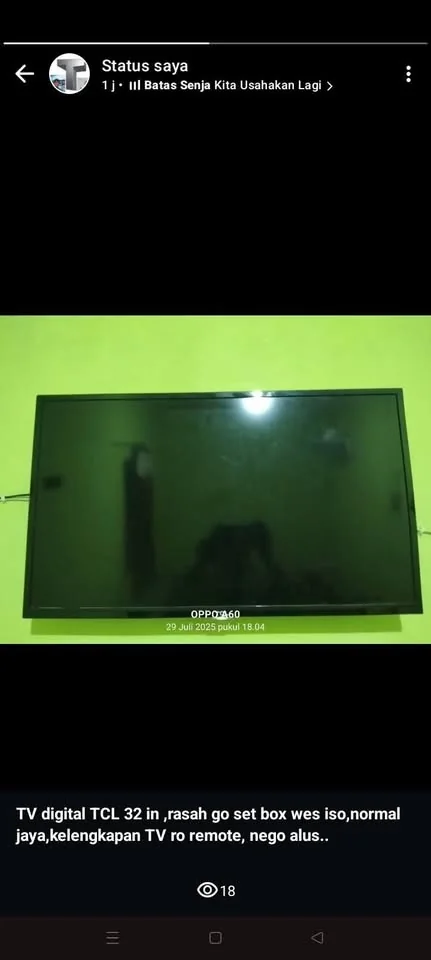 TV digital TCL 32 in