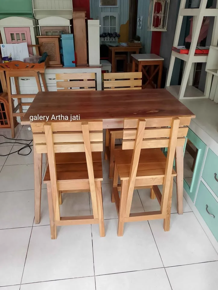 Jual Meja Dan Kursi Makan Kayu