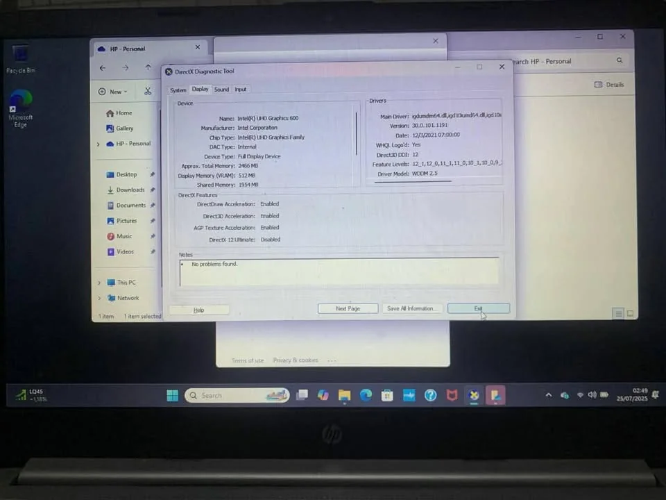 jual Laptop merk HP lengkap second berkualitas