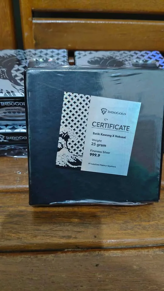 Perak Silver Batangan Indogold gramasi 25gr