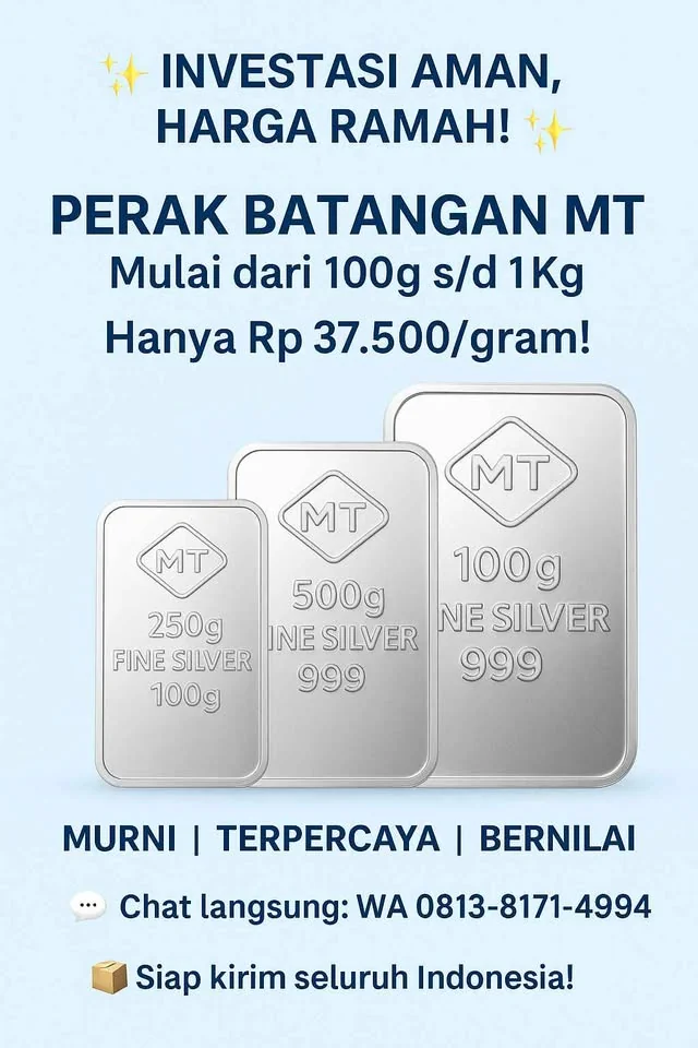 Jual Perak Batangan