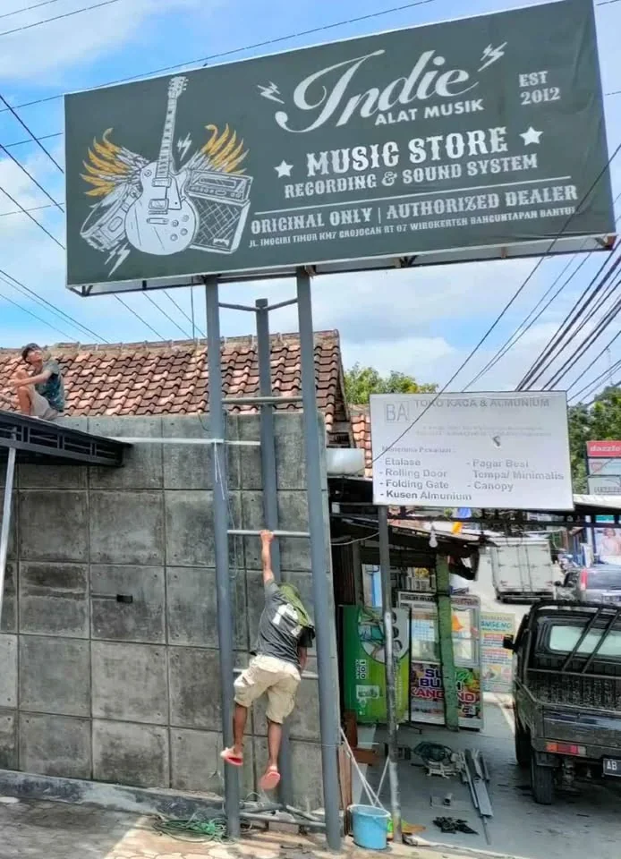 Baliho papan nama reklame murah berkwalitas