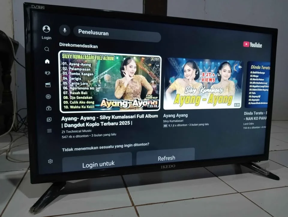 Jual TV Android Merk Ikedo Mulus lus lus