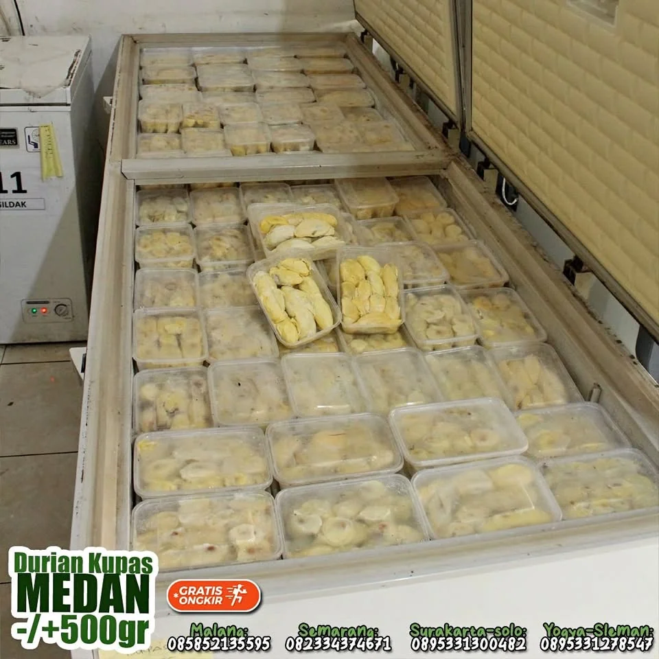 jual durian kupas medan