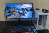 Jual 1 Set Pc ddr5 Gaming Rtx 5070 & monitor 32 inch 2k 165hz murah