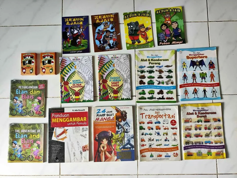 Buku tutorial gambar & buku cerita