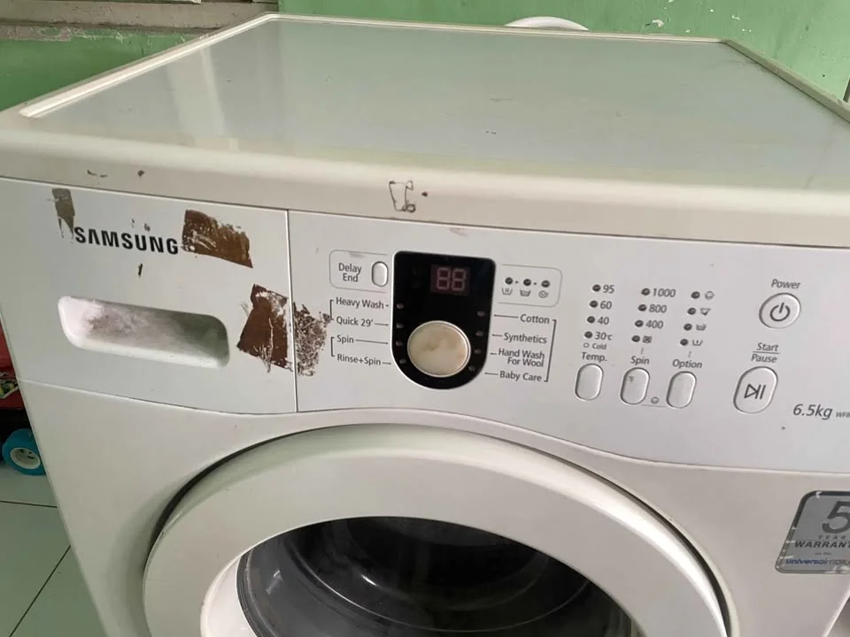 Mesin cuci samsung eror
