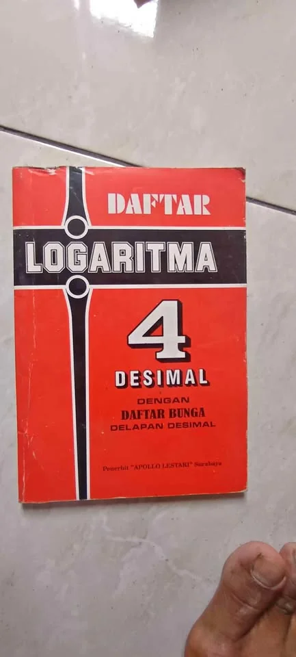 Jual buku daftar logaritma