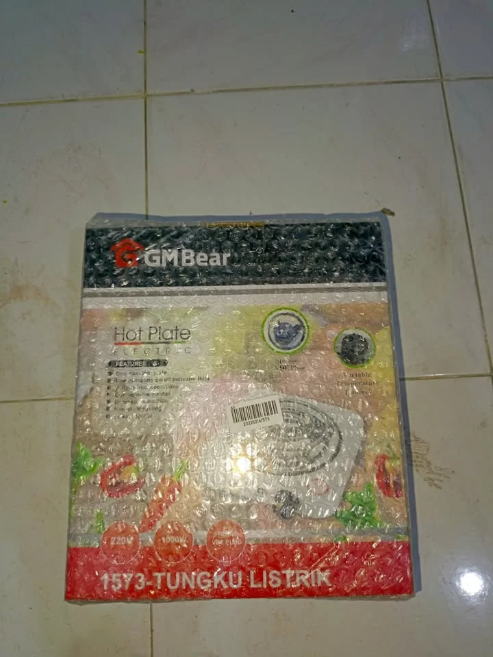 Kompor listrik GM Bear Low Watt Mini/ Electric Stove Portable 1 tungku